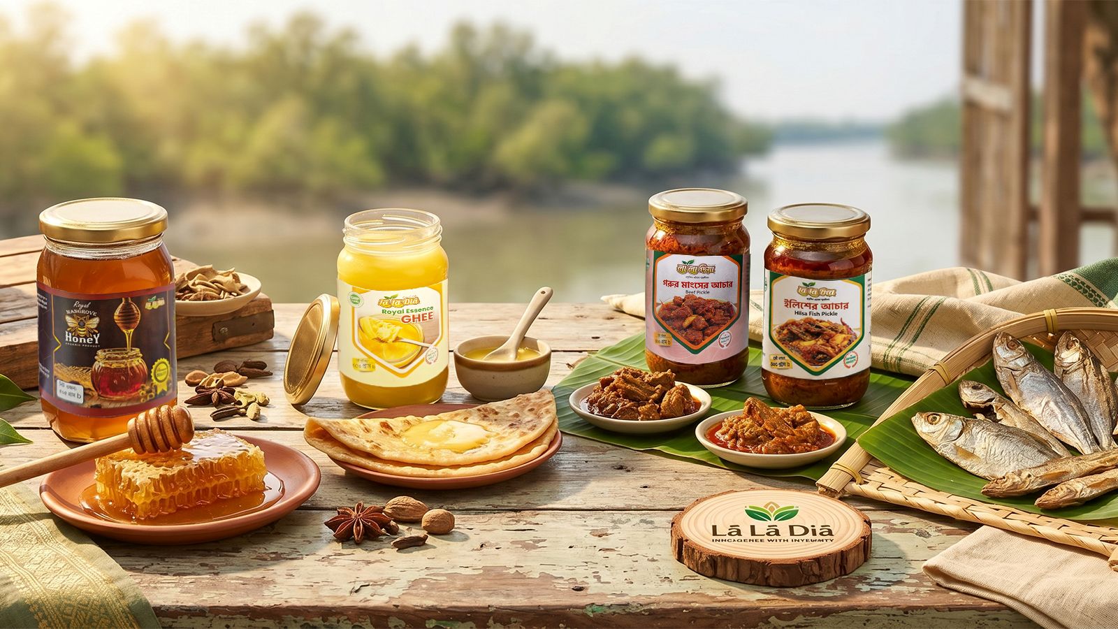 Premium Honey and Spices